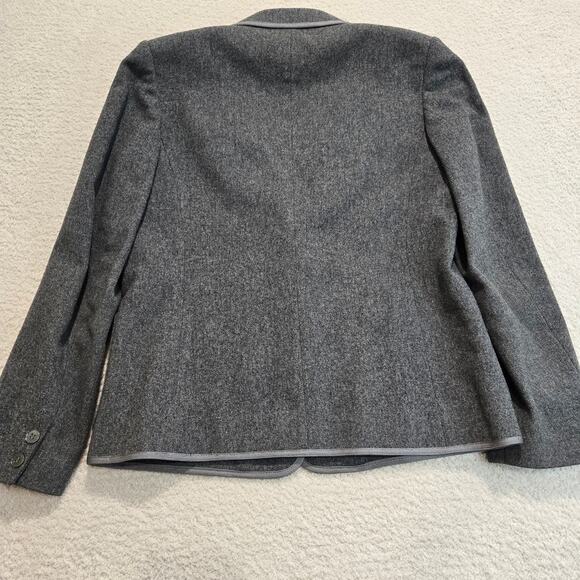 Vintage Jaeger 100% Wool Blazer Jacket UK Size 12 (US 8) Dark Academia - Picture 8 of 11